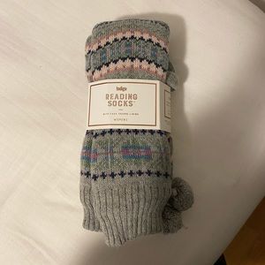 Indigo Sherpa Lined Socks